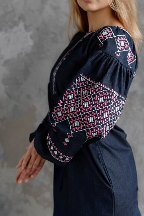Ukrainian Designer Embroidered Dress