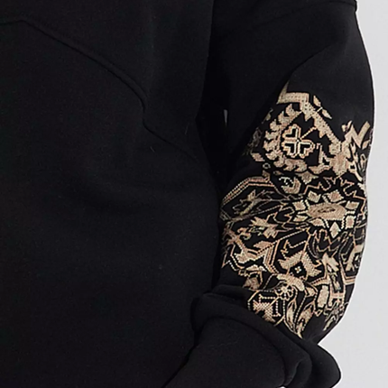 Ukrainian Embroidered Tracksuit with Embroidered Trident Emblem