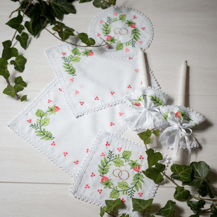 Ukrainian Wedding Church Accessories Set – 6-Piece Embroidered Set