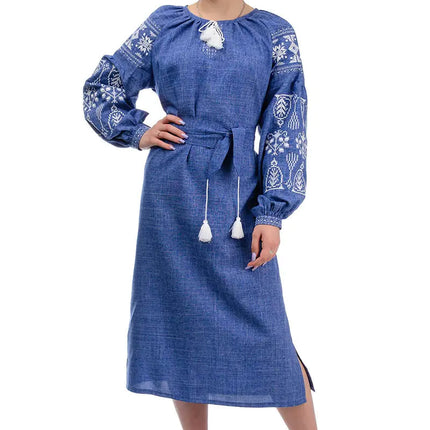 Ukrainian dress with embroidery