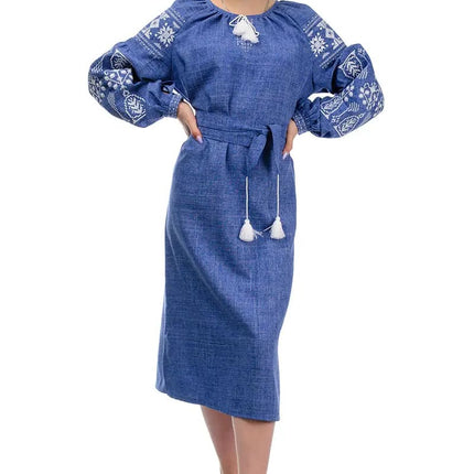 Ukrainian dress with embroidery