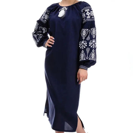 Ukrainian dress with embroidery