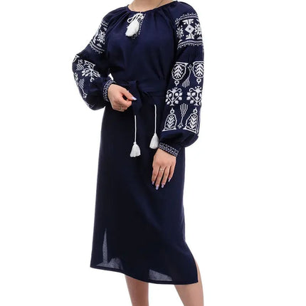 Ukrainian dress with embroidery