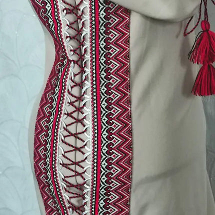 Traditional summer Ukrainian embroidered dress
