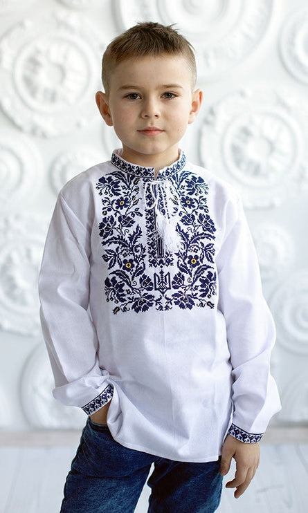 Ukrainian vyshyvanka shirt for boys