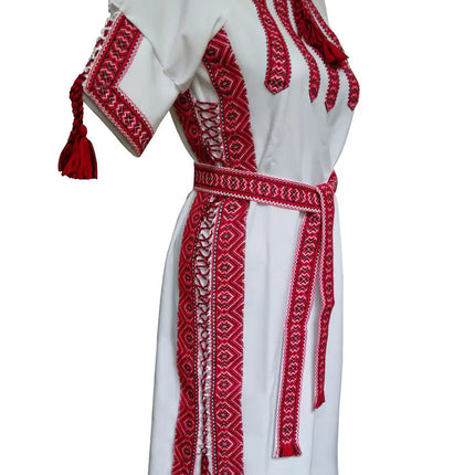 Ukrainian embroidered dress