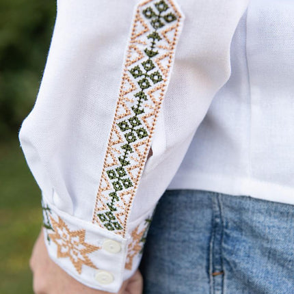 Vyshyvanka men's shirt in a modern style