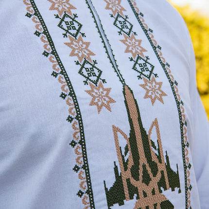 Vyshyvanka men's shirt in a modern style