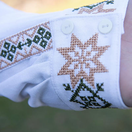 Vyshyvanka men's shirt in a modern style