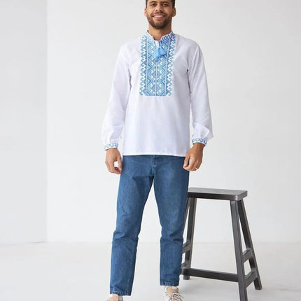 Vyshyvanka men ukrainian traditional clothes