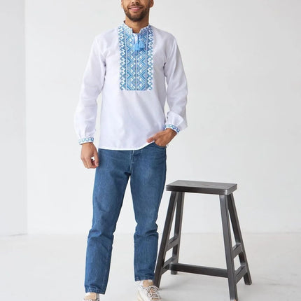 Vyshyvanka men ukrainian traditional clothes