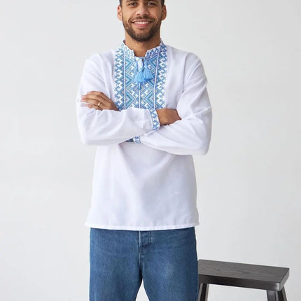 Vyshyvanka men ukrainian traditional clothes