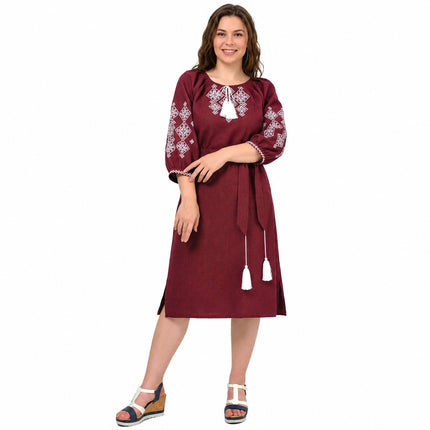 Women's  Ukrainian Embroidered Dress
