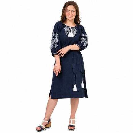 Women's  Ukrainian Embroidered Dress
