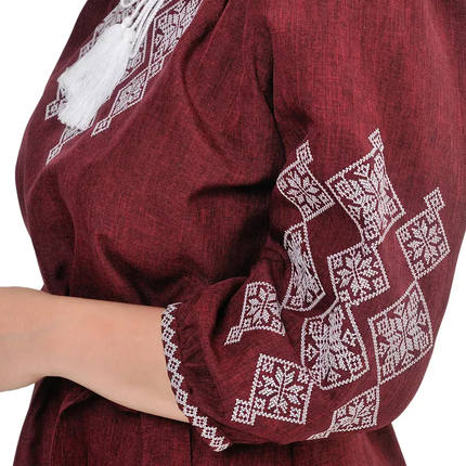 Women's  Ukrainian Embroidered Dress