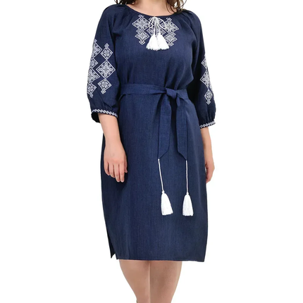 Women's  Ukrainian Embroidered Dress