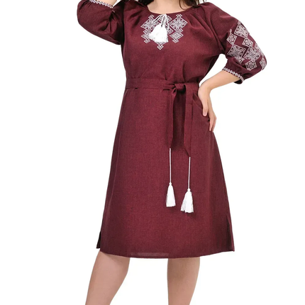 Women's  Ukrainian Embroidered Dress