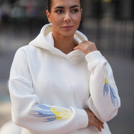 Women’s Ukrainian Tracksuit with Embroidered Wheat Ears