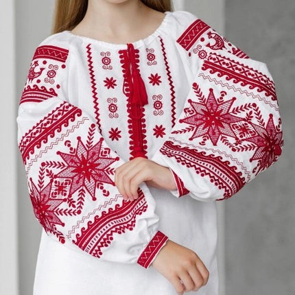 Women’s Ukrainian Vyshyvanka Blouse Zirka