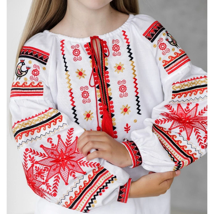 Women’s Ukrainian Vyshyvanka Blouse Zirka