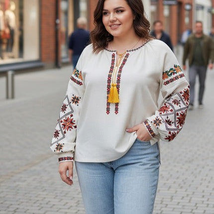 Women's embroidered shirt Unconquered