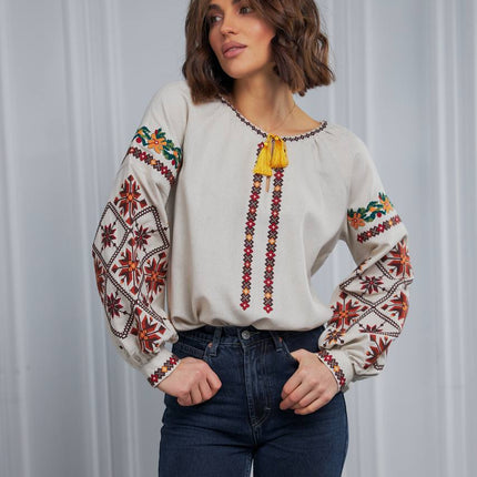 Women's embroidered shirt Unconquered