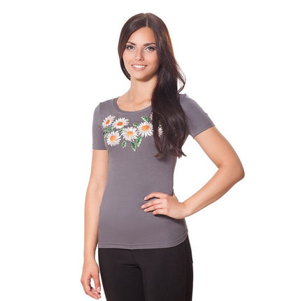 Women's embroidered t-shirt