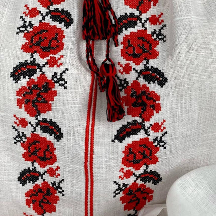 Women's vyshyvanka with roses