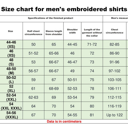Ukrainian linen vyshyvanka for men
