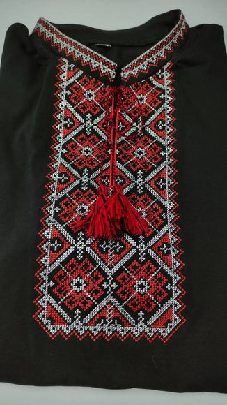 Mens t-shirt with Ukrainian embroidery ornament
