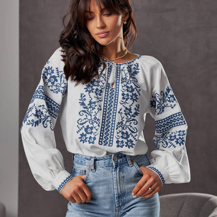 embroidered shirt