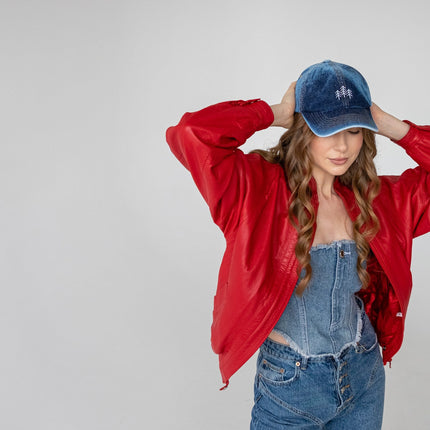 Denim cap