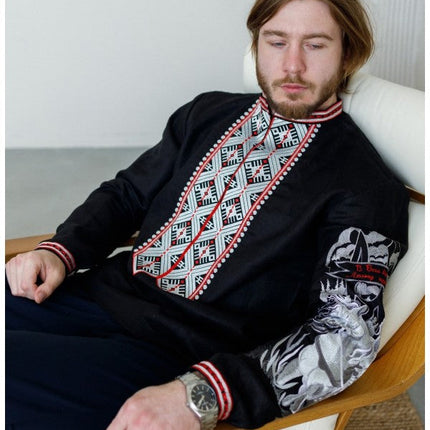 Men's embroidered shirt cossack
