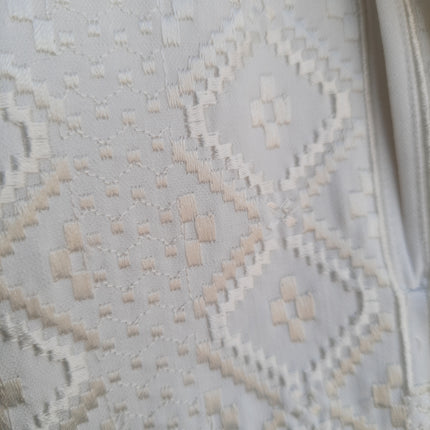 Men’s Ivory Ukrainian Wedding Shirt with Embroidery