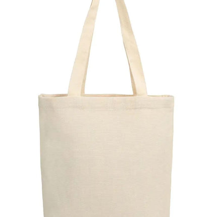 Shopper bag with embroidery