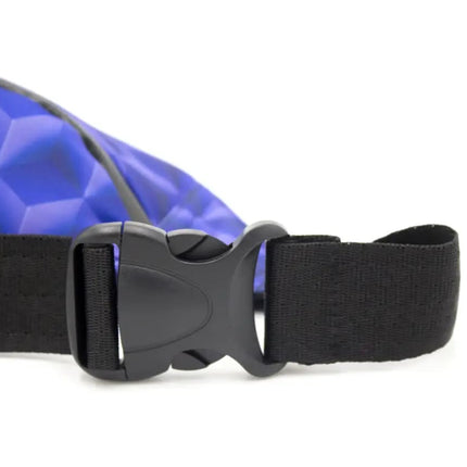 Men's waist bag in patriotic blue and yellow with Ukrainian emblem