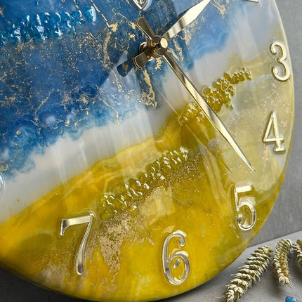 Wall clock in Ukrainian style