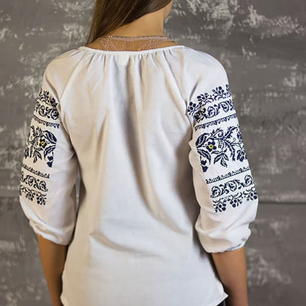 Women's blouse with embroidery